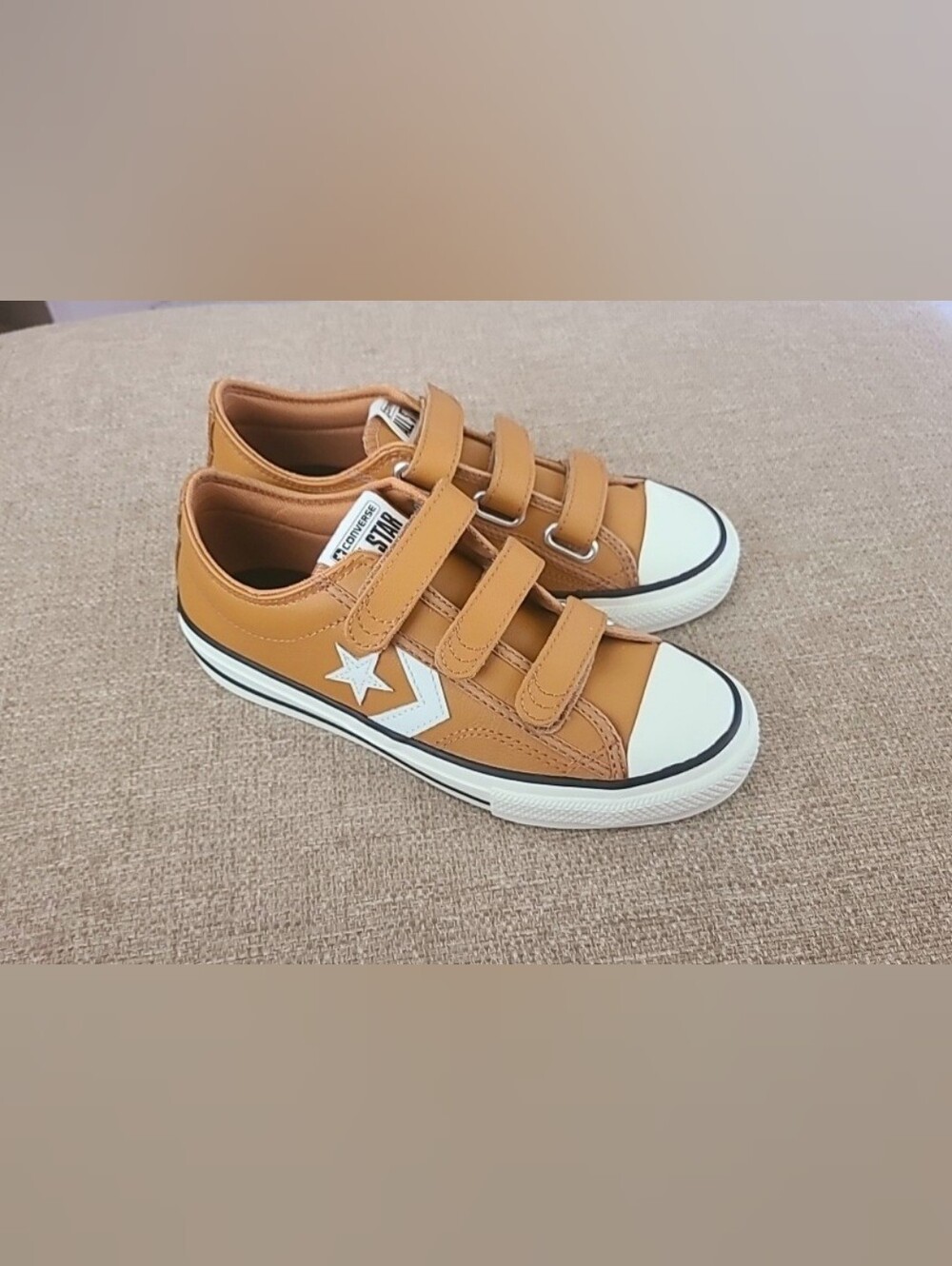 NEW Converse Kids Easy-On Star Player Oxford Leather Sneakers - Sz 3